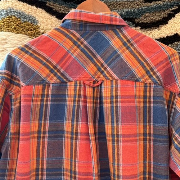 MARLBORO CLASSICS 90s Famous Western USA Flannel Plaid Button Down Shirt Large - Picture 11 of 11